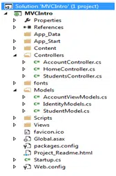 ASP.NET MVC Folder Structure